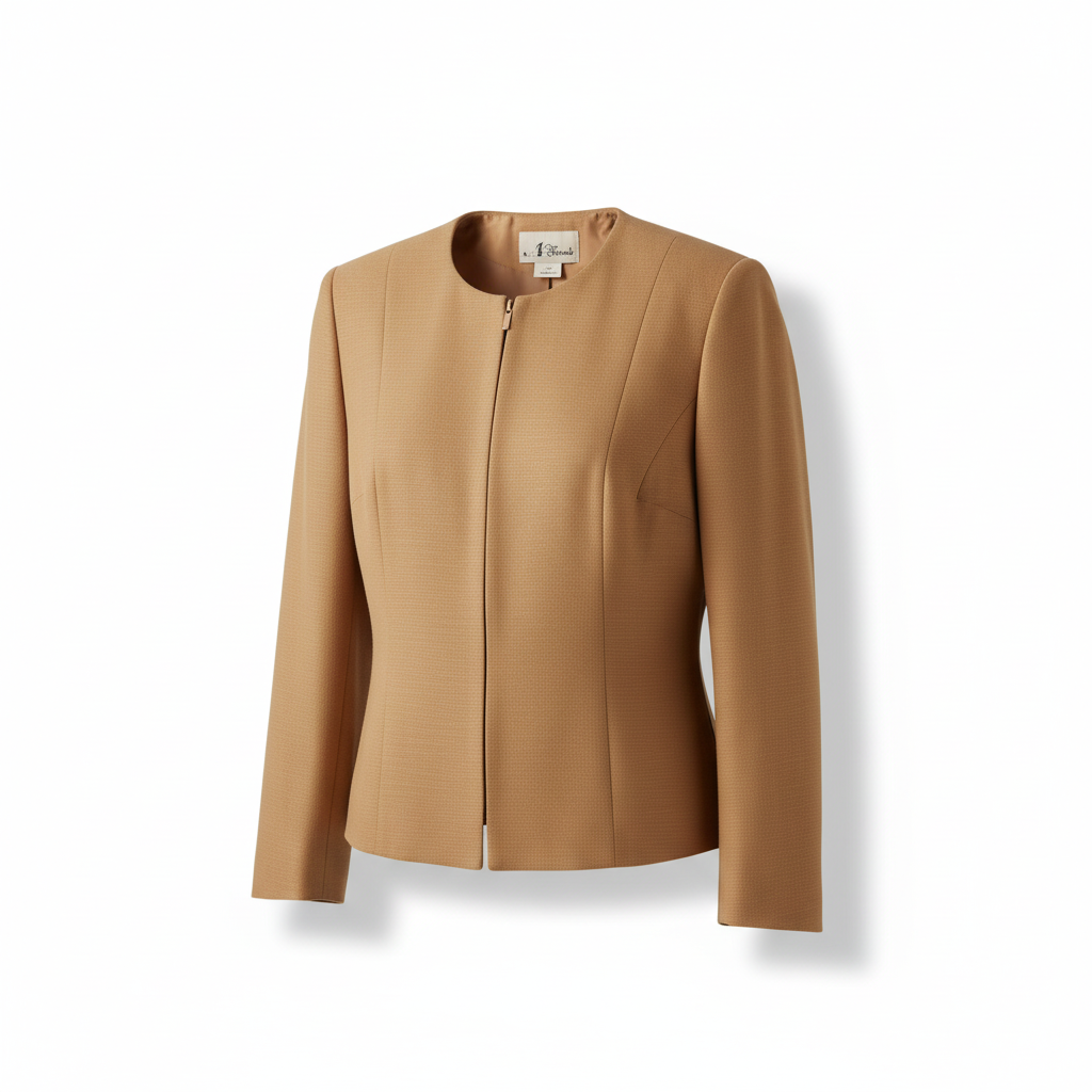 Stock photo for Valerie Stevens Women's Tan Suit Jacket